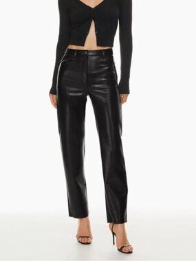 Wilfred Melina Straight Leg Vegan Leather Pants 8